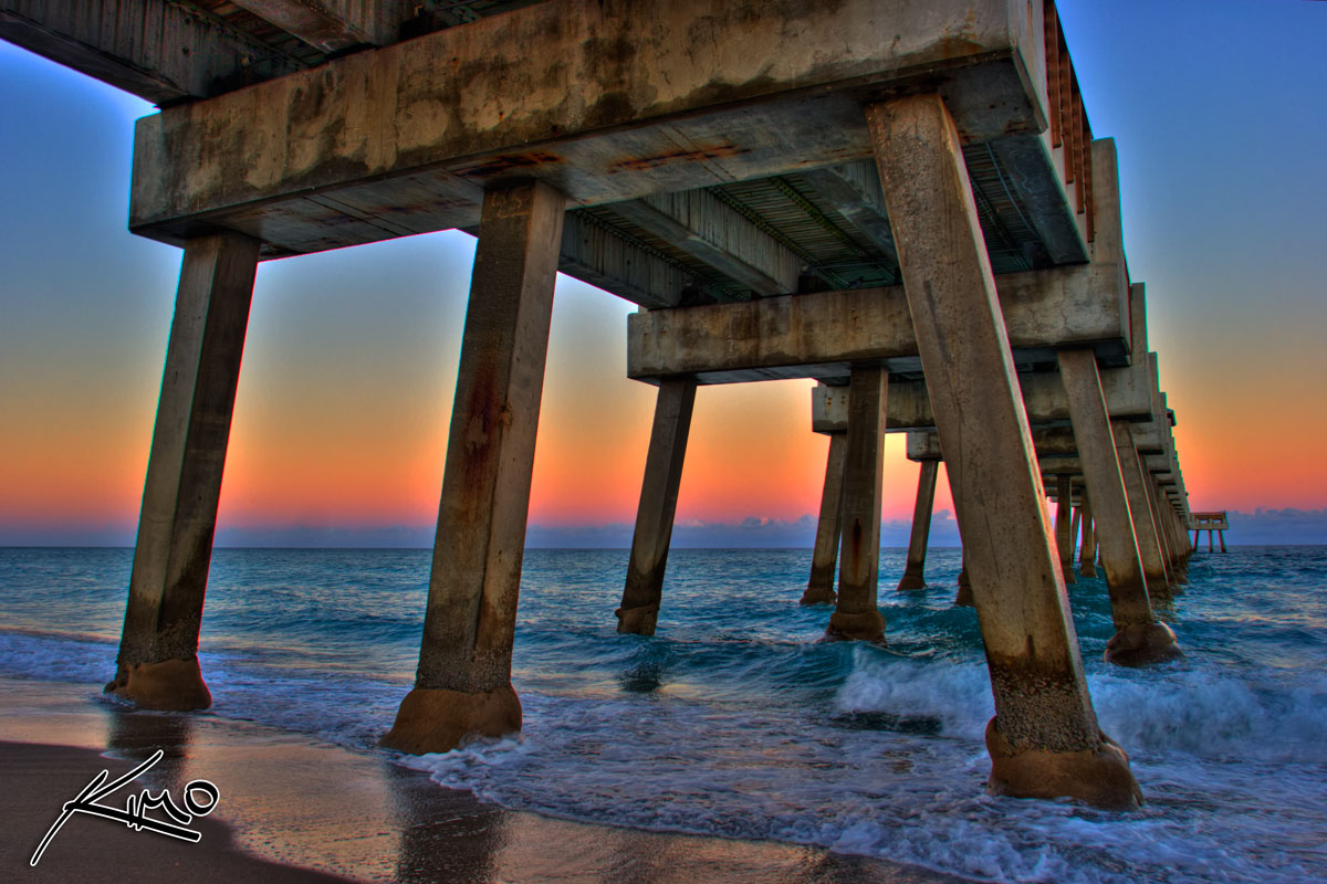 Juno Beach Peir Sunset Florida