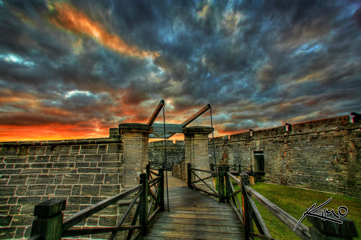 Castillo De San Marcos National Monument Shot in HDR