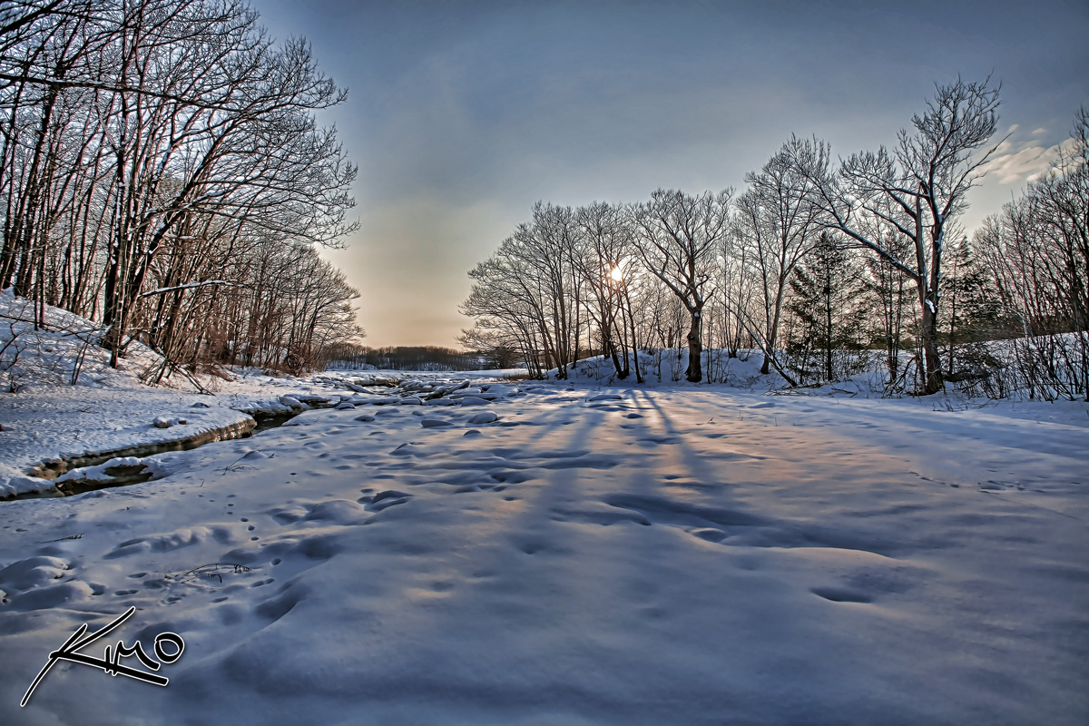 Snow Covered Field – Portland, Maine