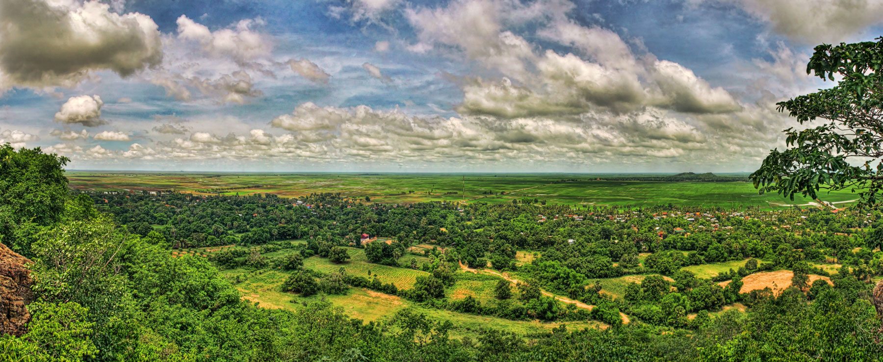 Panoramic HDR from Mount God, Cambodia