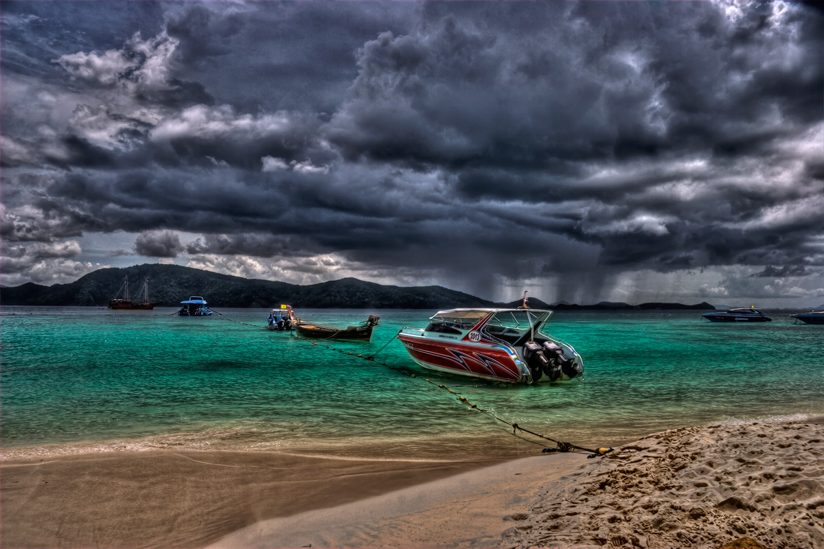 Storm Approaching Paradise – Coral Island, Phuket, Thailand