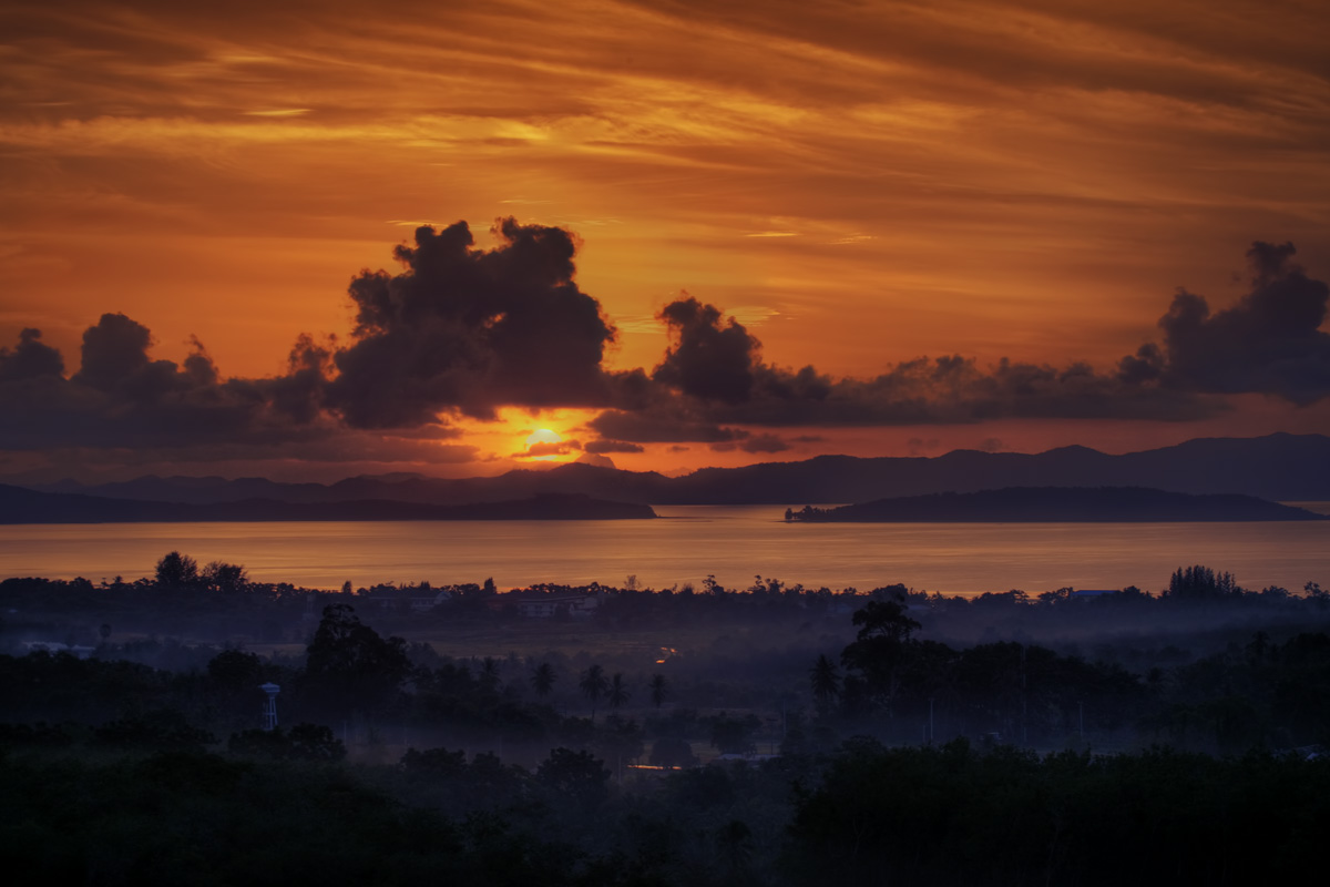 Misty Morning Sunrise – Phuket Island