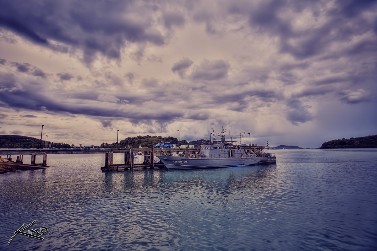 Final HDR Friday – Police Boat from Thailand
