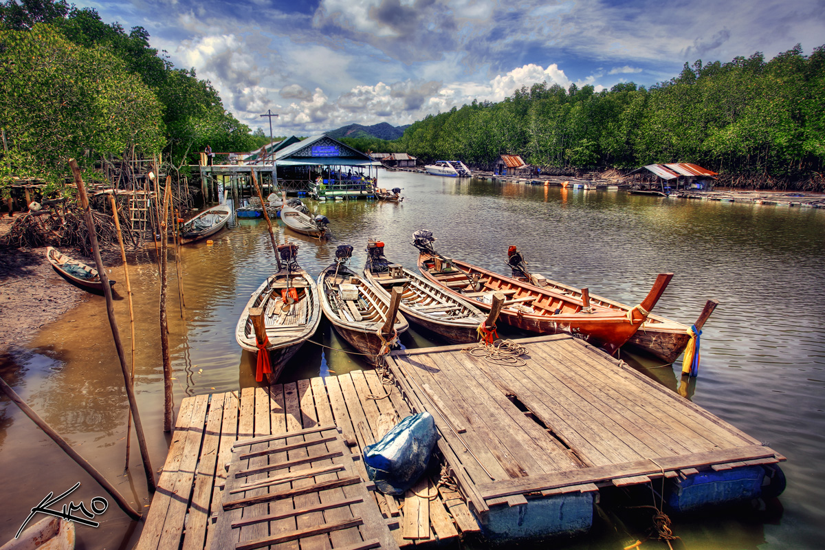 Final HDR Friday – Phuket Local Boat Dock