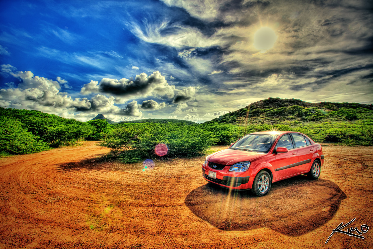 Final HDR Friday – Curacao Rental Car