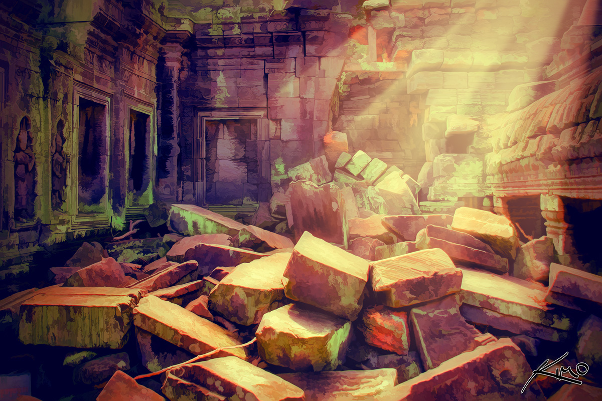 Final HDR Friday – Angkor Temple Ruins