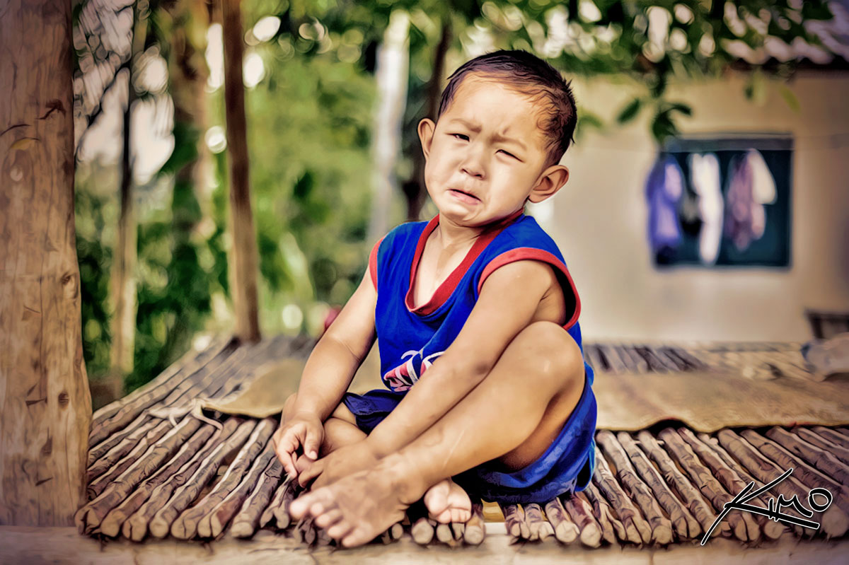 Crying Little Boy – Buriram, Thailand