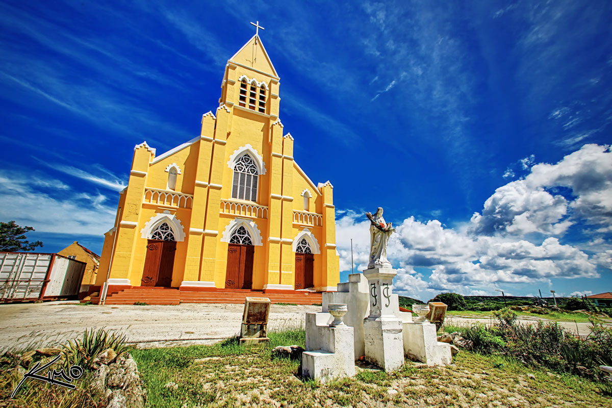 Orange Church from Curacao Island