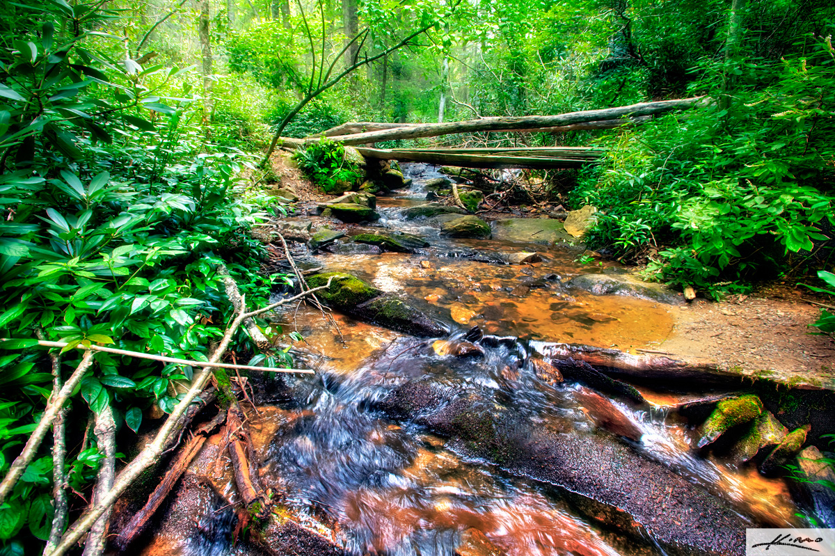 Creek from Cascade Falls, North Carolina