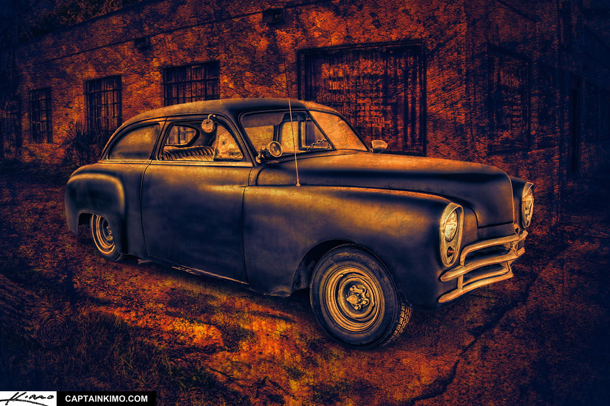 Old Car from Gainsville Florida Textured
