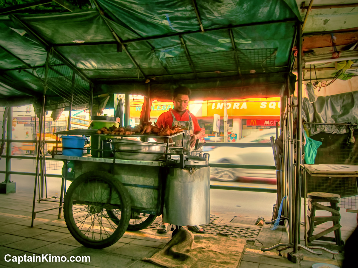 Best Fried Chicken Vendor Down the Block – Bangkok, Thailand