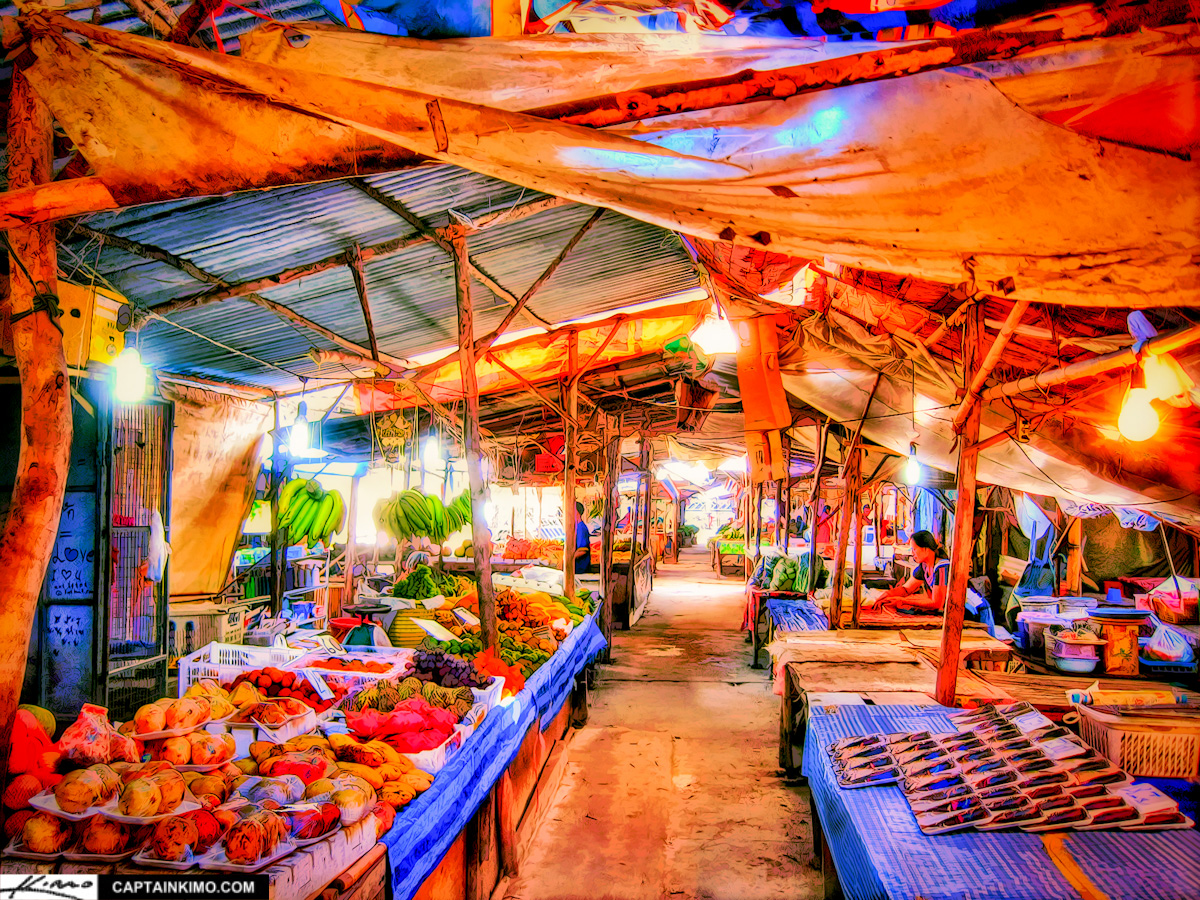 Early Morning in Thailand at the Market