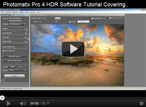 Photomatix Pro 4 HDR Software Tutorial Covering Tone Mapping Using Detail Enhancer