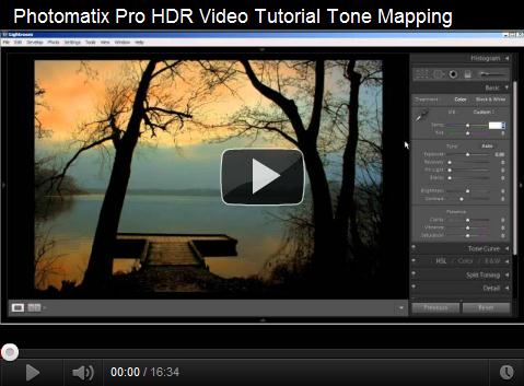 Photomatix Pro HDR Video Tutorial Tone Mapping Using Tone Compressor