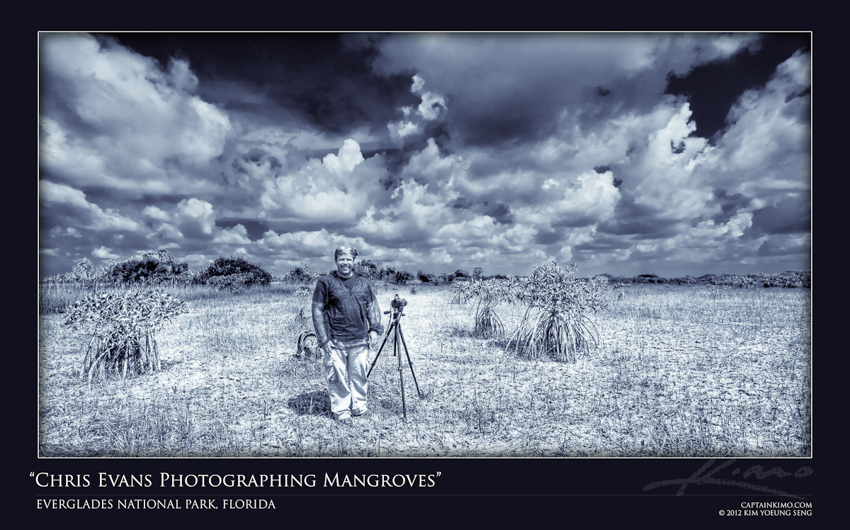 Chris Evans from FootTraxPhotography Photographing Mangrove