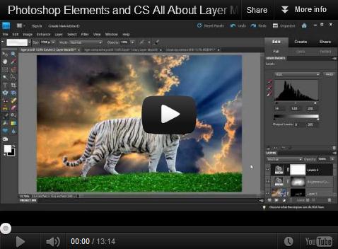 Photoshop Layer Mask and Masking for Elements or CS