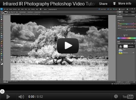 Infrared IR Photography Photoshop Video Tutorial How to Guide