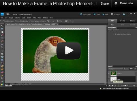 How to Make a Frame in Photoshop Elements Captain Kimo Style