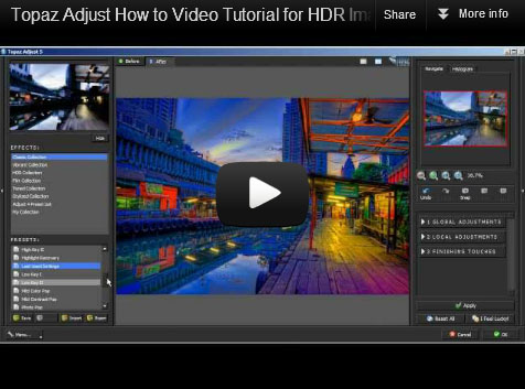 Topaz Adjust How to Video Tutorial for HDR Images