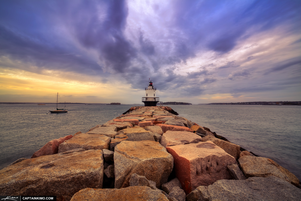 South Portland’s Spring Point Ledge Lighthouse in Maine