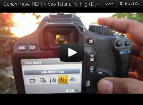 How to Shoot HDR with a Canon Rebel Using Auto Exposure Braketing AEB Technique
