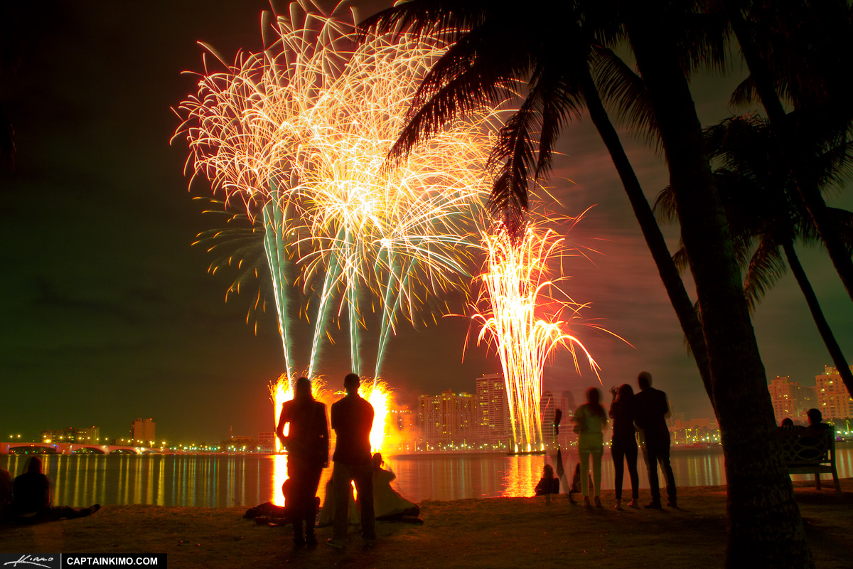 New Years Day 2013 Fireworks Show West Palm Beach