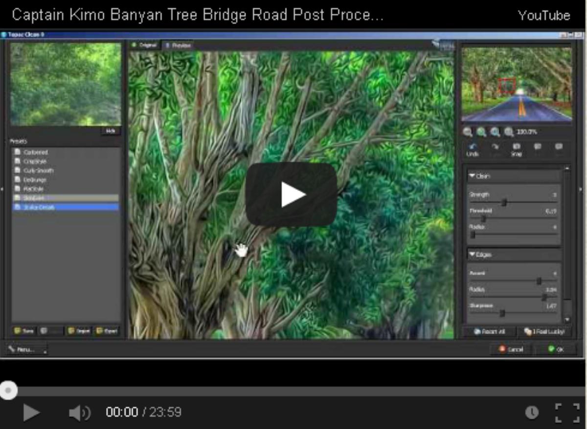 Captain Kimo Banyan Tree Bridge Road Post Processing Video
