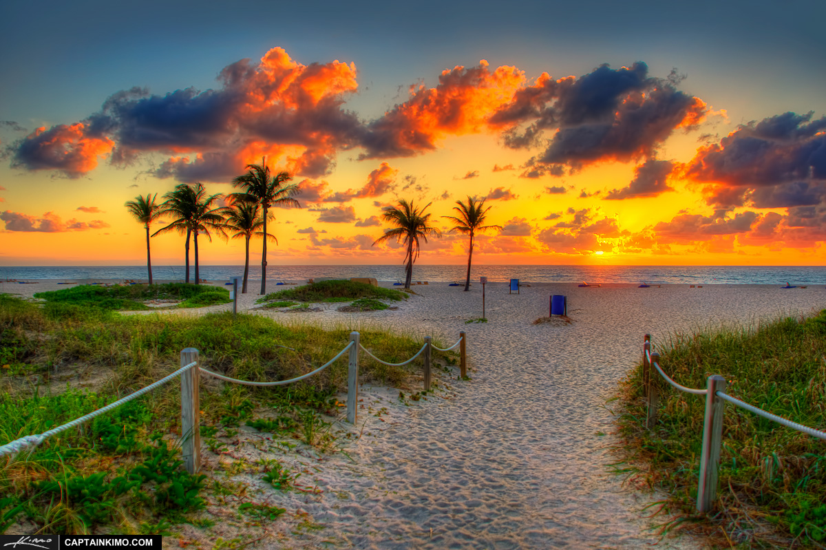 Sunrise at Beach on Singer Island Florida