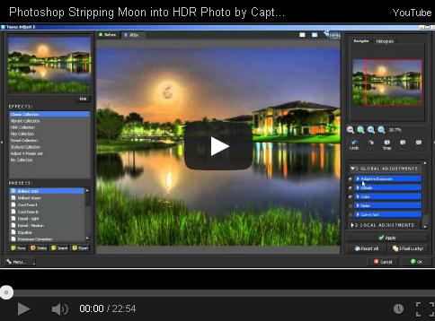 Photoshop Stripping Moon into HDR Photo by Captain Kimo