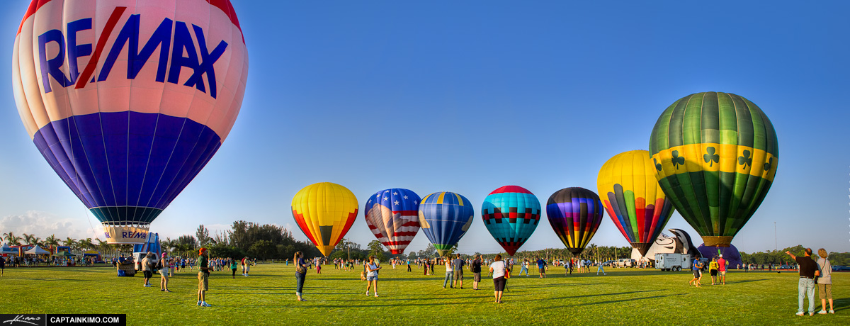 Balloon Festival 2013 at Gulfstream Polo Club