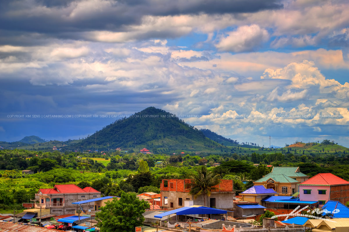 Pailin Mountains from Local Village in Cambodia
