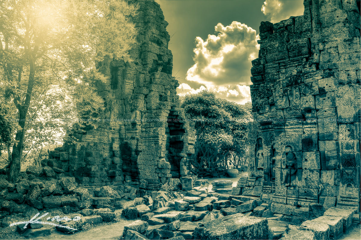 Temple Ruins Phnom Banan Battambang Cambodia
