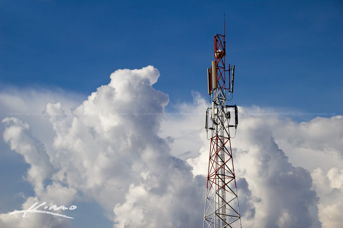 Radio Satellite Antenna Tower for Mobile Telecommunication