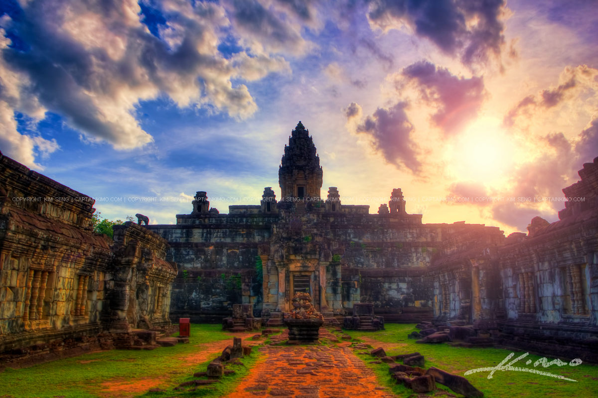 Wat Bakong Temple in Siem Reap Cambodia