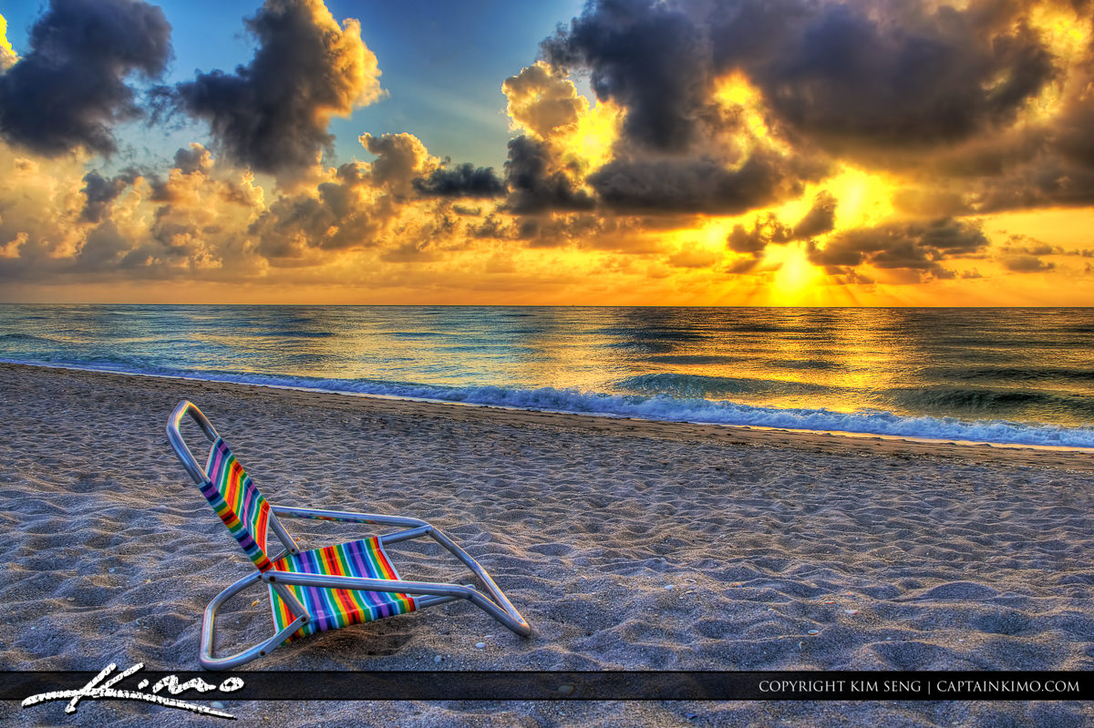Beach Chair Sunrise Florida