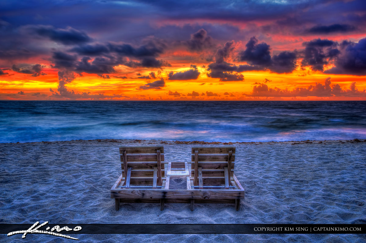 Deerfield Beach Couples Beach Chair Florida
