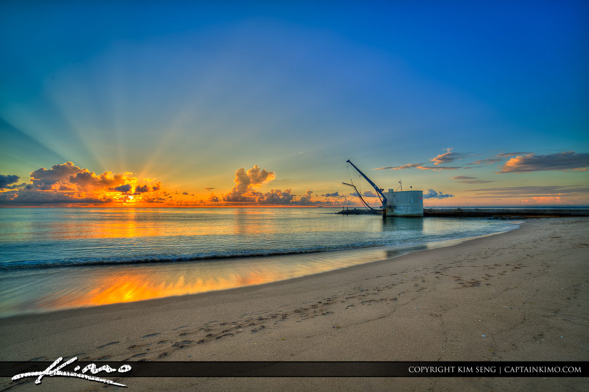 Sunrise at Singer Island Palm Beach Inlet