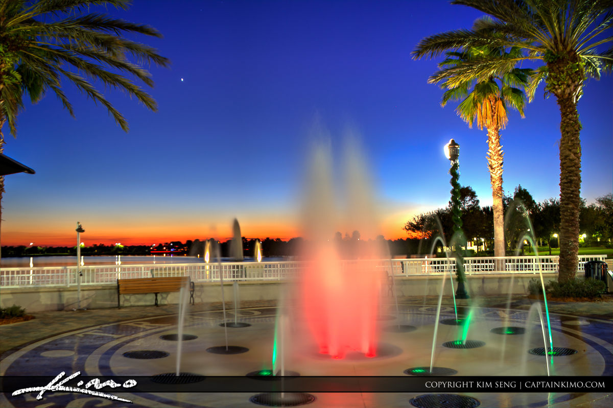 Tradition Square Water Fountain in Port St Lucie