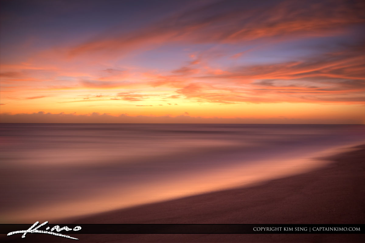 Early Morning Pastel Colors at Juno Beach