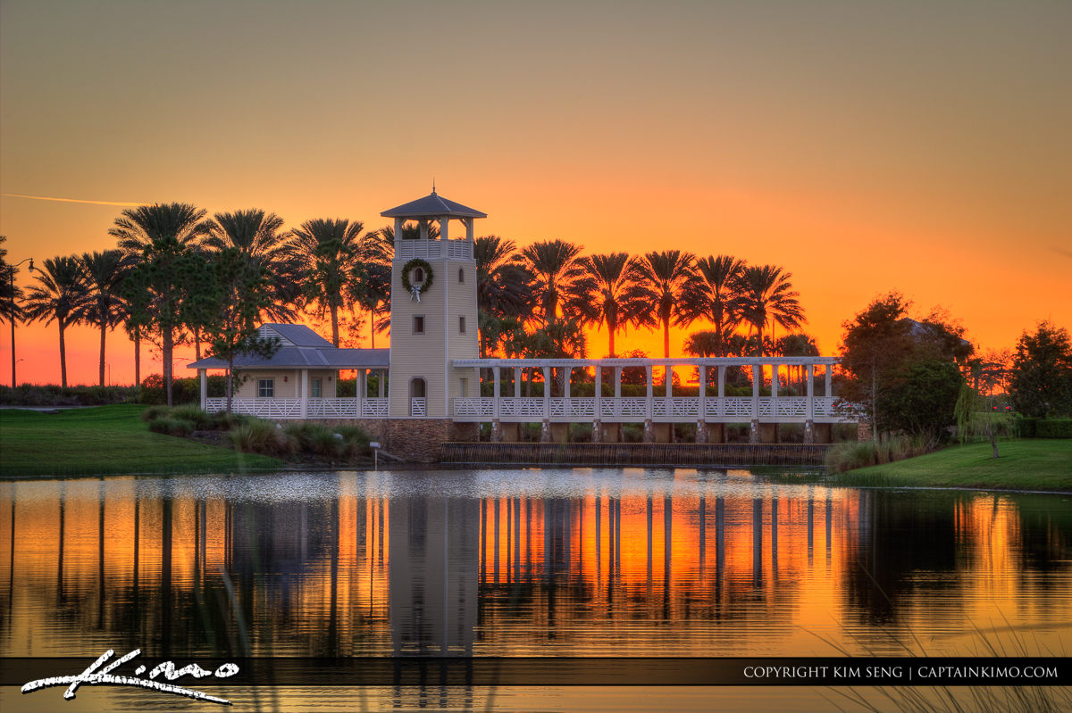 Sunset at the Tradition in Port St Lucie Florida