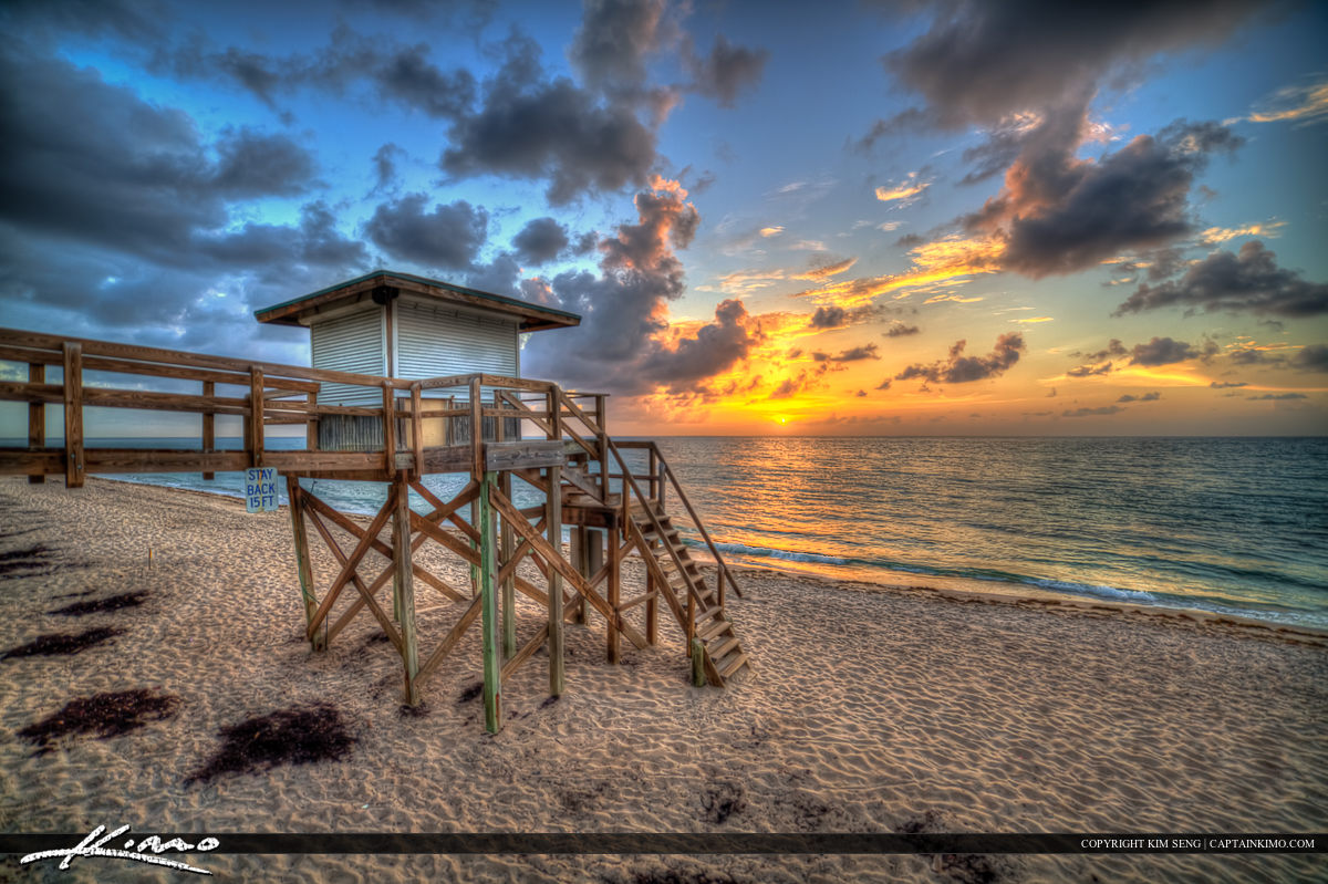 Summer Beach Sunrise Lantana Florida