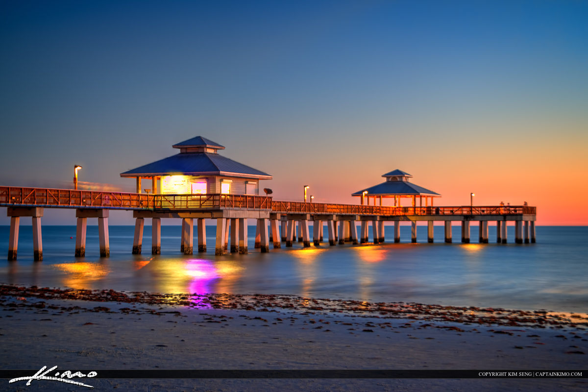 Fishing Pier Fort Myers Beach Sunset