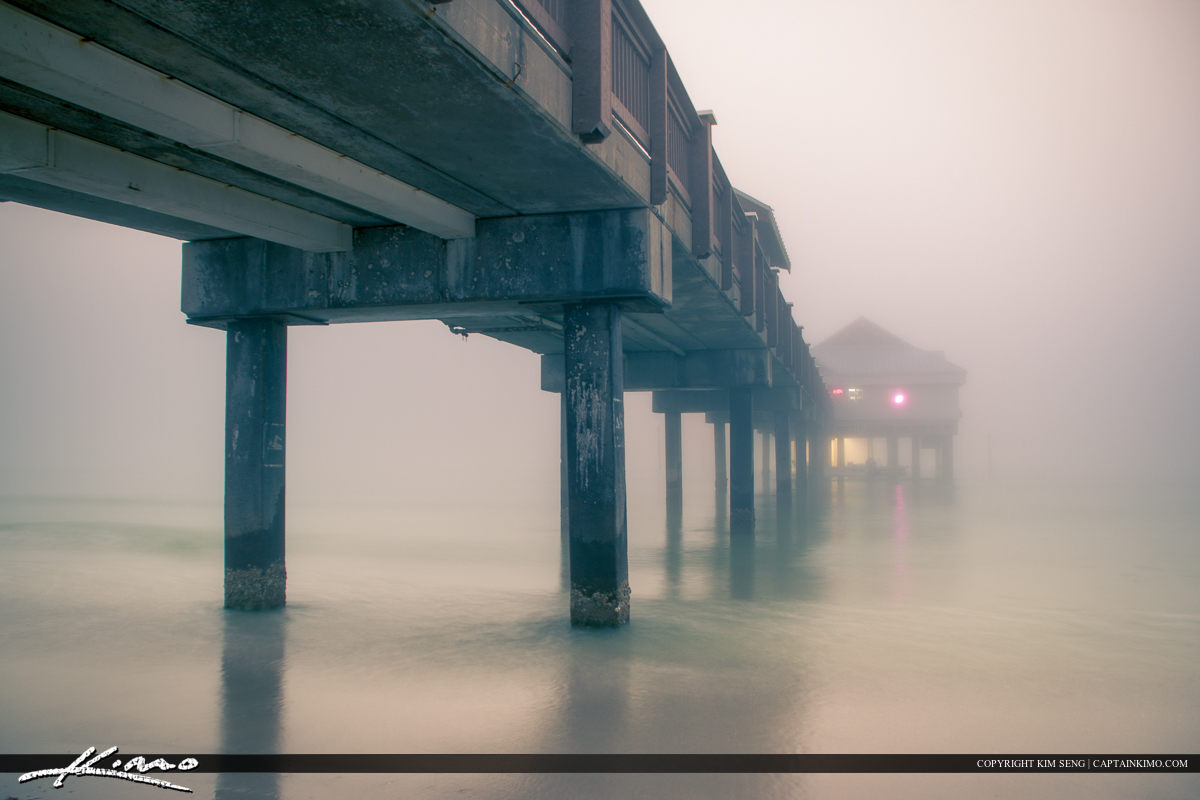 Sea Mist from the Gulf Coast at Pier Clearwater Florida Pinellas