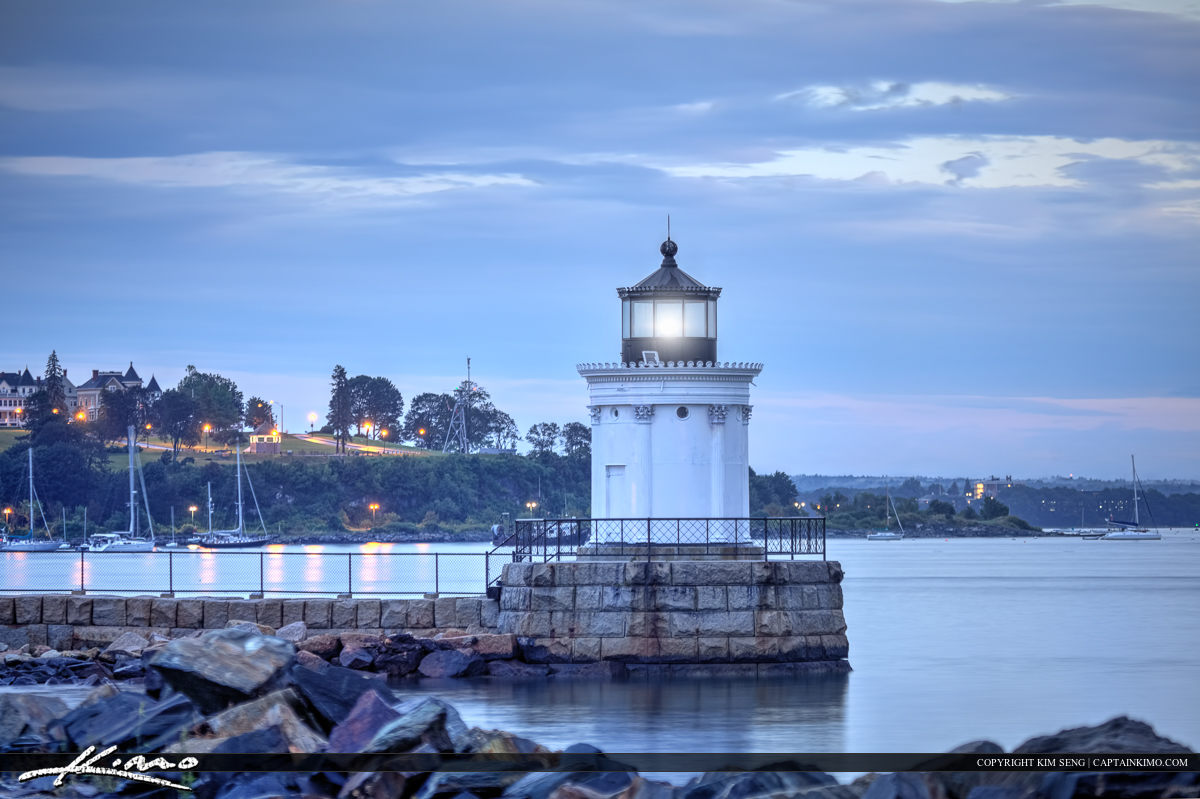Bug Light Lighthouse in South Portland Maine