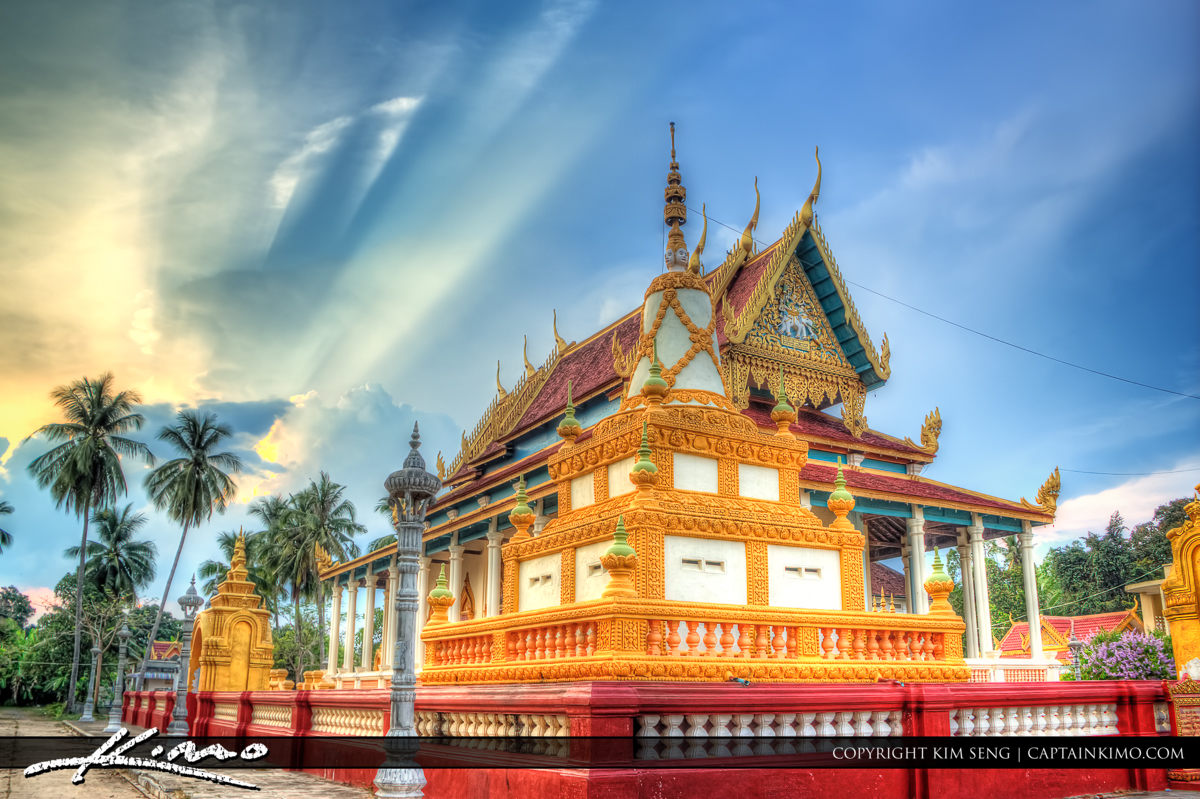 Khmer Buddhist Temple at Battambang Cambodia