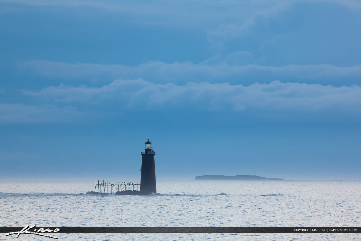 Ram Island Lighthouse from Cape Elizabeth Maine
