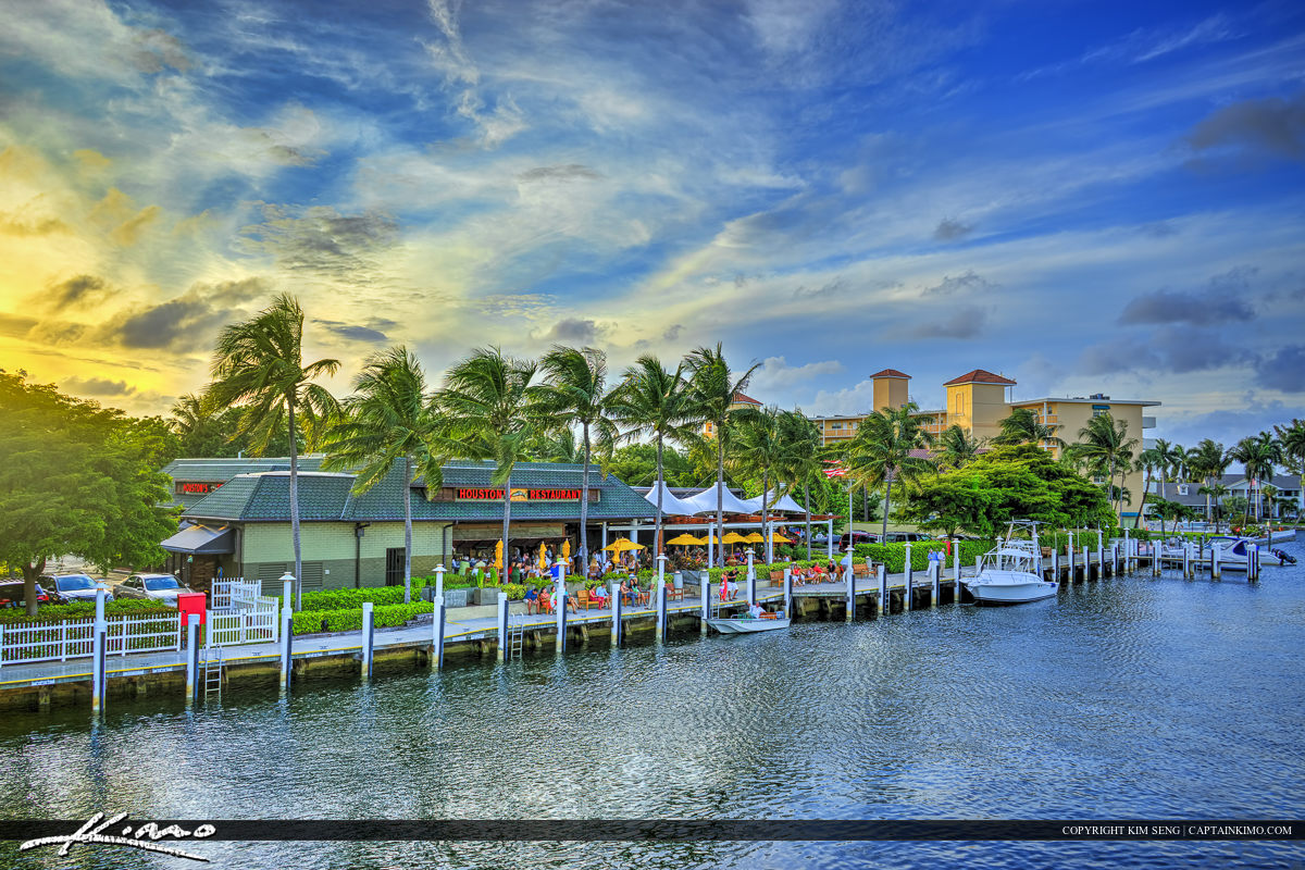 Restaurant at Waterway in Pompano Beach Florida