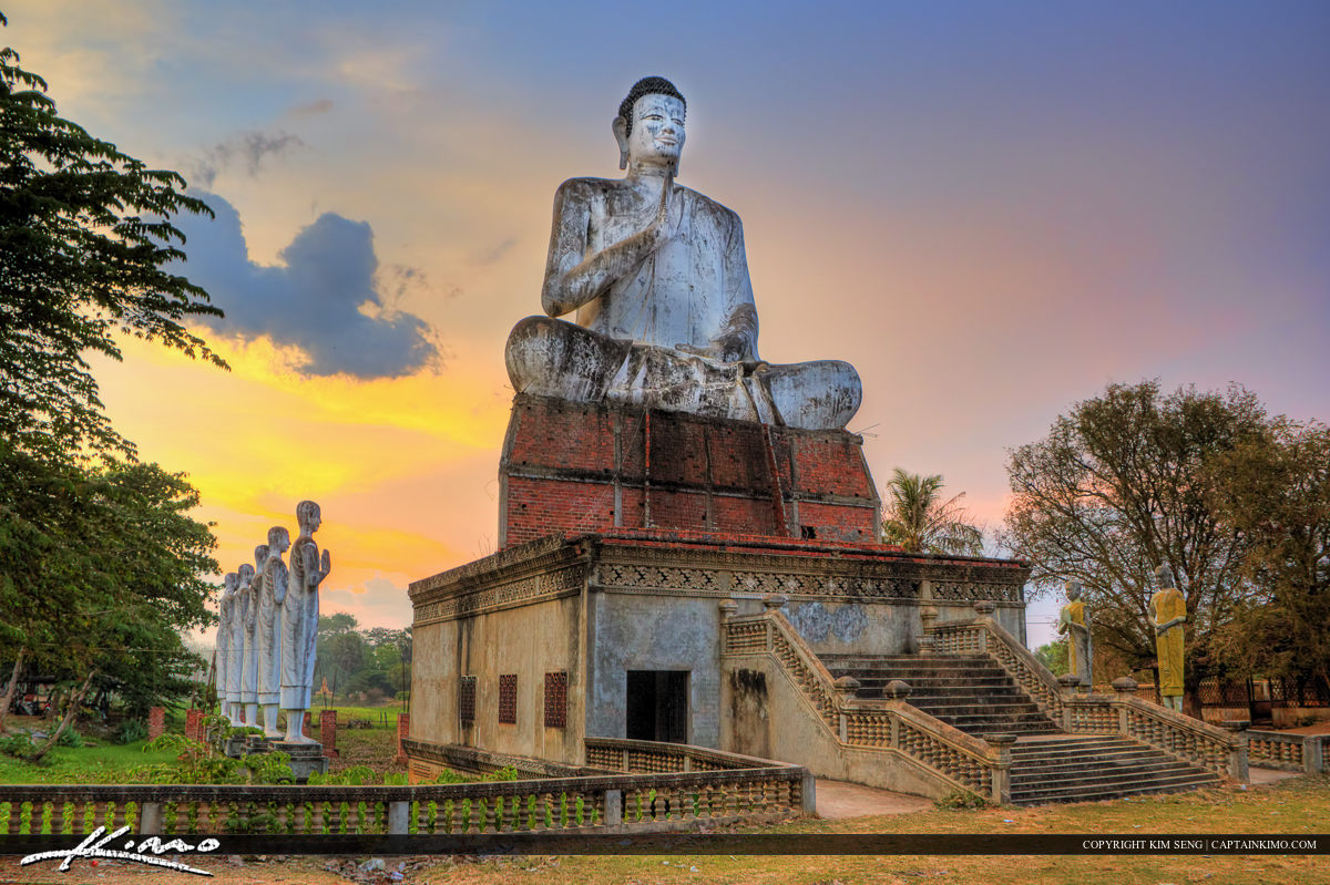 Sitting Buddha Battambang Cambodia