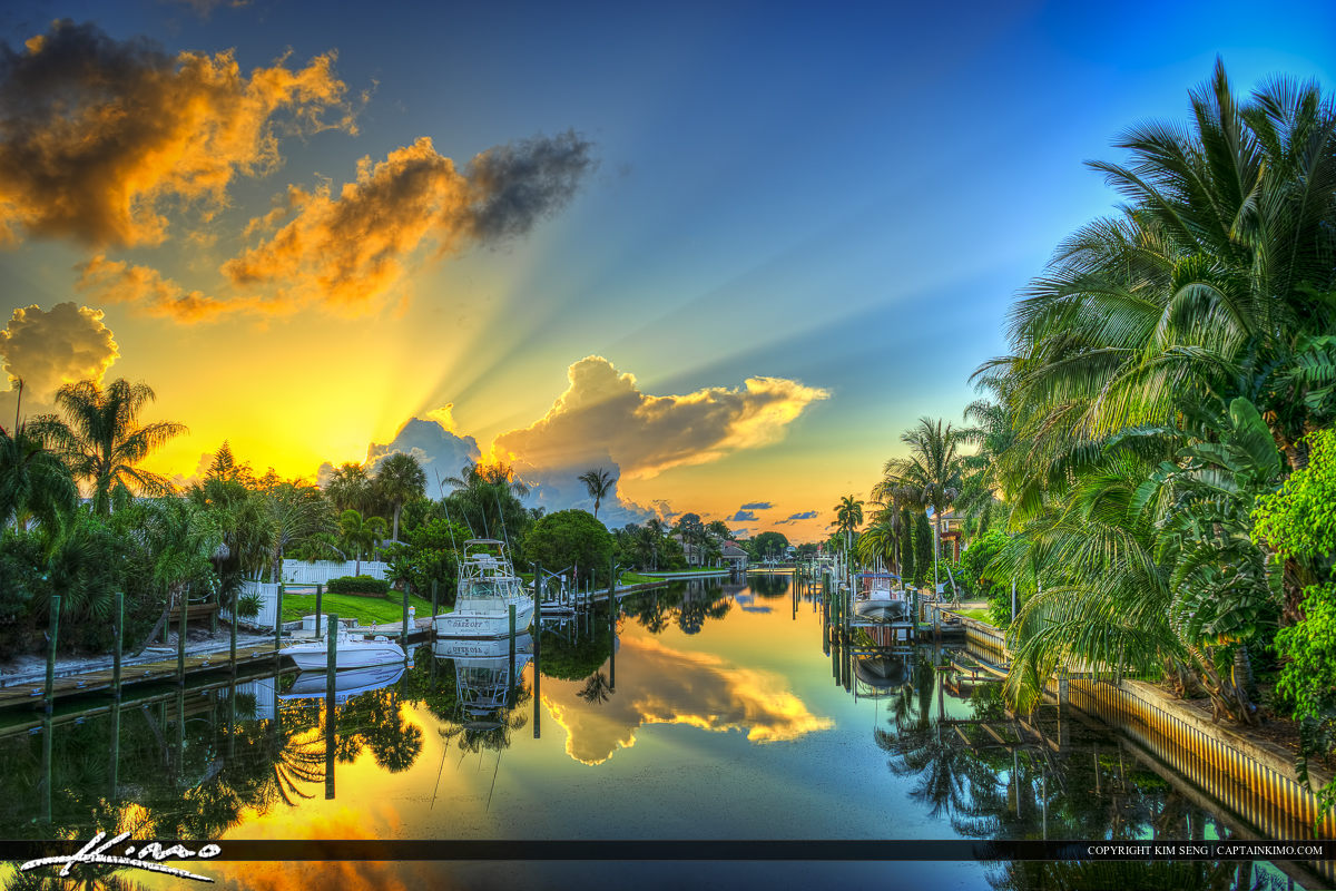 Waterfront Properties Along Cabana Colony Canal