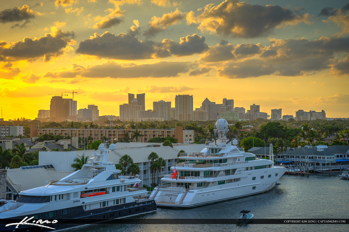 Skyline Yacht Fort Lauderdale Florida Broward County